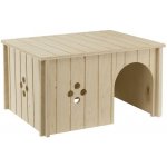 Ferplast SIN dřevěný domeček pro drobná zvířata L 34,5 x 24 x 16,5 cm – Sleviste.cz