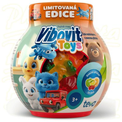 Vibovit Toys želé bonbóny multivitamín 50 bonbónů – Hledejceny.cz