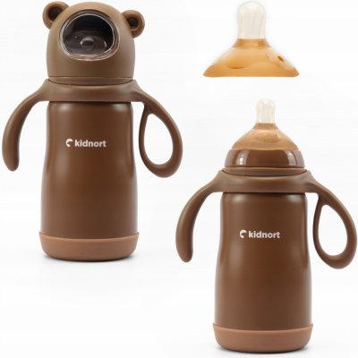 Kidnort Termoska 270 ml hnědá – Zboží Dáma