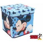 Cozy Noxxiez Box a taburet Mickey Mouse 30 x 30 x 30 cm – Hledejceny.cz