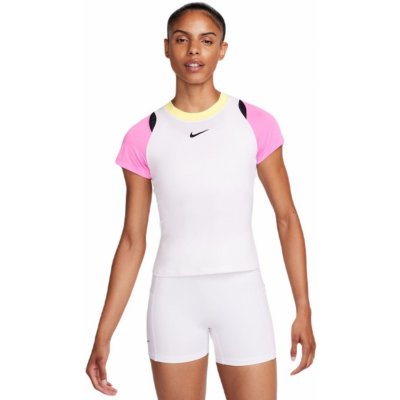 Nike Court Dri-Fit Advantage Top white/playful pink/black/black