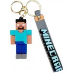 Přívěsek na klíče Bagito Dětská Minecraft Steve Pixel PKBA2355 – Zboží Mobilmania