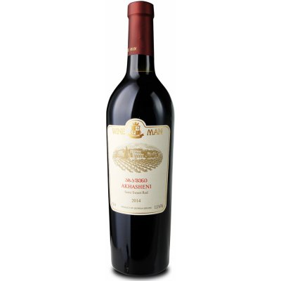 Wine Man LTD Akhasheni červené polosladké 11,5% 0,75 l (holá láhev) – Hledejceny.cz
