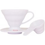 Hario Dripper V60-01 Plastic White – Hledejceny.cz