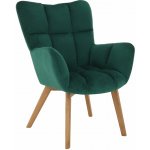 Kondela Fondar smaragdové / dub – Zboží Mobilmania