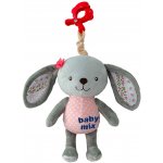 Baby Mix plyšová hračka s hracím strojkem Králík – Zboží Dáma