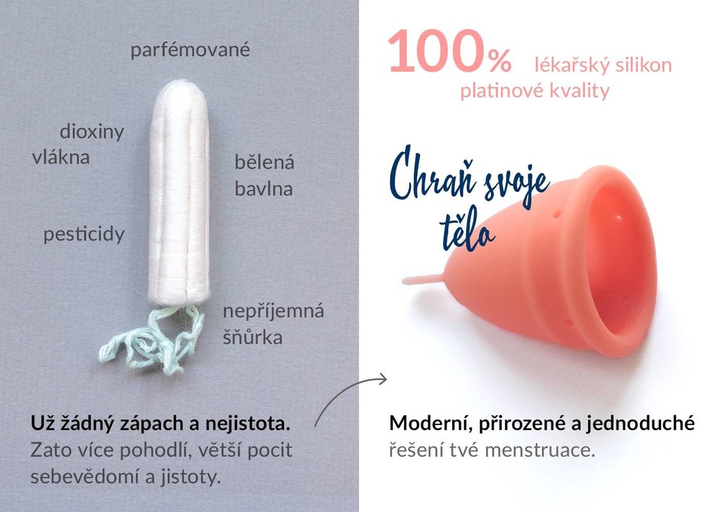 Menstruační kalíšek sněhově bílý malý od 590 Kč - Heureka.cz