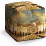 Sablio Taburet Kostka Taj Mahal: 40x40x40 cm – Hledejceny.cz