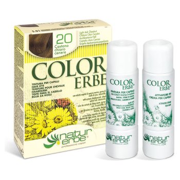 Color Erbe Barva na vlasy 20 Světle popelavý kaštan 5.01 135 ml