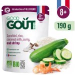 Good Gout BIO Krevety s rýží, cuketou a kokosovým mlékem 190 g – Zboží Dáma