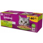 Whiskas Výběrové menu hovězí kuře losos tuňák v želé 40 x 85 g – Sleviste.cz