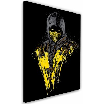 Gario Obraz na plátně Hra Mortal Kombat ninja fighter Scorpion - Dr.Monekers Rozměry: 40 x 60 cm – Hledejceny.cz