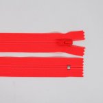 Spirálový zip výstražně červený - 18 cm – Hledejceny.cz