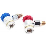 S-2QJ90 Rychlospojky pro plnění klimatizace, chladivo R-134A, sada 2 ks | Zboží Auto