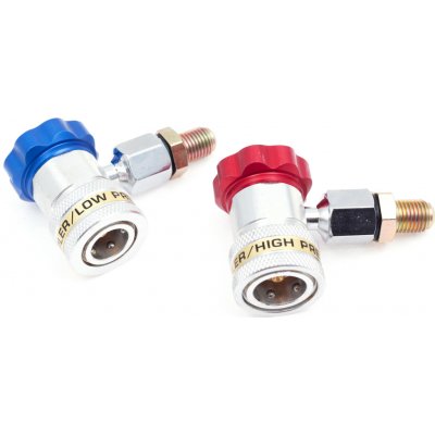 S-2QJ90 Rychlospojky pro plnění klimatizace, chladivo R-134A, sada 2 ks | Zboží Auto