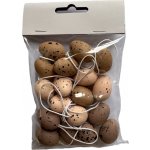Velikonoční plastová vajíčka C, 3 cm/natural sada 18 ks – Hledejceny.cz