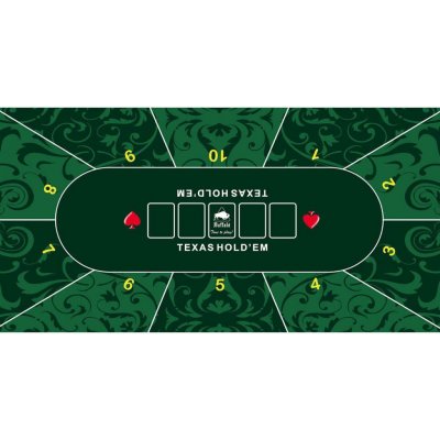 buffalo Plátno na poker Texas Holdem 180x90cm gumové – Hledejceny.cz