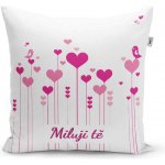 Sablio Polštář Miluji tě 40x40 – Zboží Mobilmania