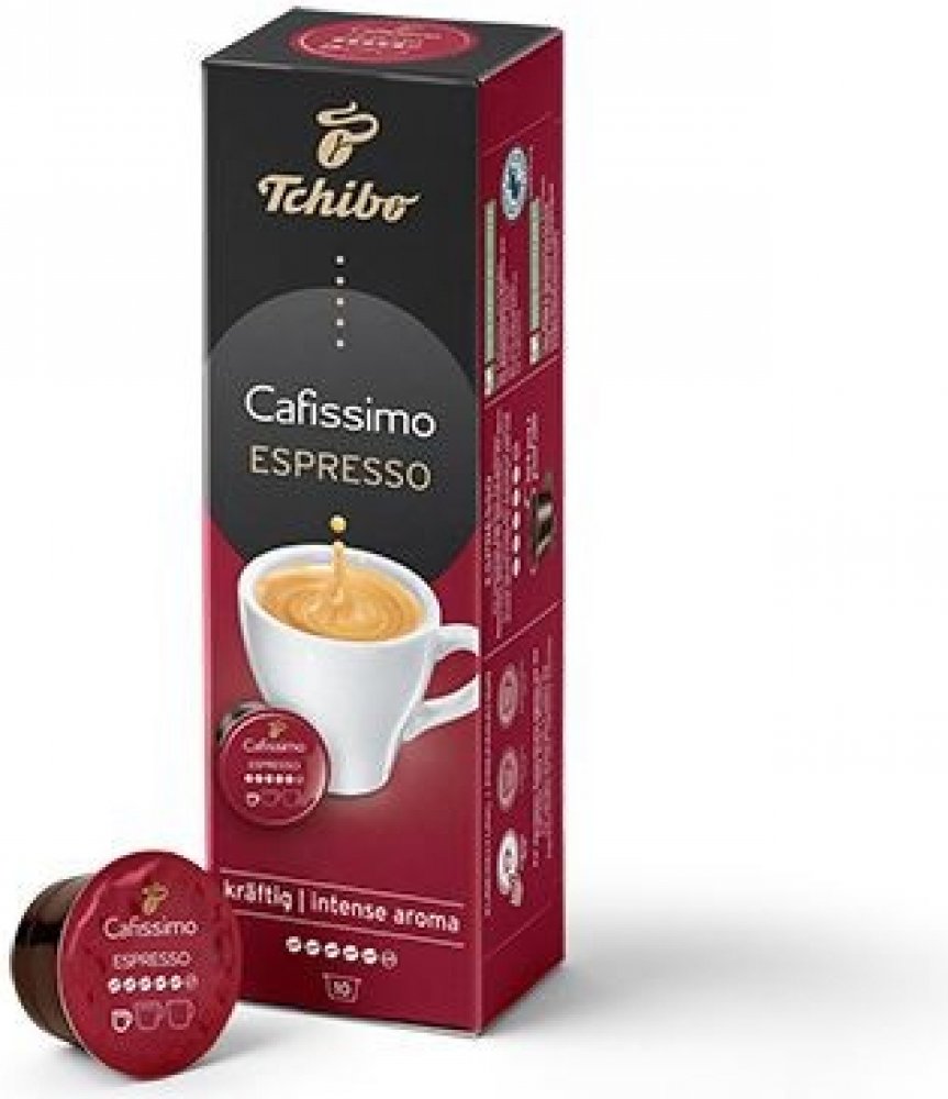 Tchibo Cafissimo Espresso Intense Aroma pražená mletá káva 10 ks |  Srovnanicen.cz