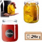 Kadax Skleněná zavařovací sklenice 540 ml – Hledejceny.cz