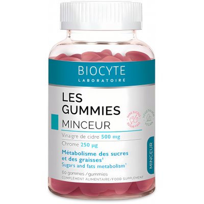 Biocyte Les Gummies Žvýkací bonbony na metabolismus cukrů 60 bonbonů – Hledejceny.cz