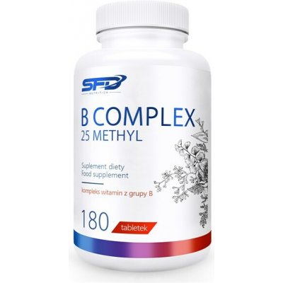 SFD Nutrition B Complex 25 Methyl 180 tablet – Hledejceny.cz