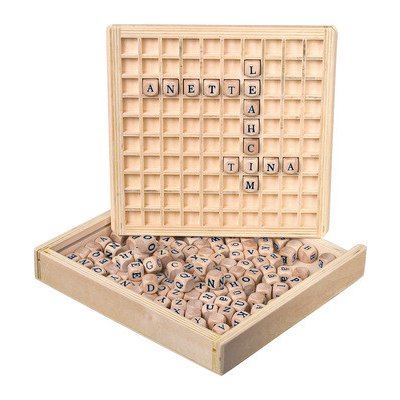 Small Foot Dřevěná hra Scrabble – Zboží Dáma