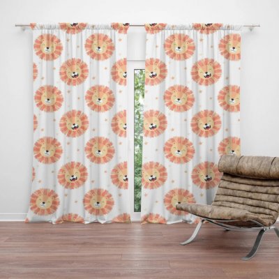 Sablio Závěs Lvíčci: 2ks 140x250cm – Hledejceny.cz
