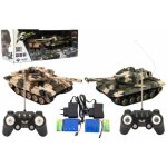 Teddies Tank Tanková bitva RC RTR 2ks 27MHZ a 40MHz maskáč 1:32 – Zboží Mobilmania