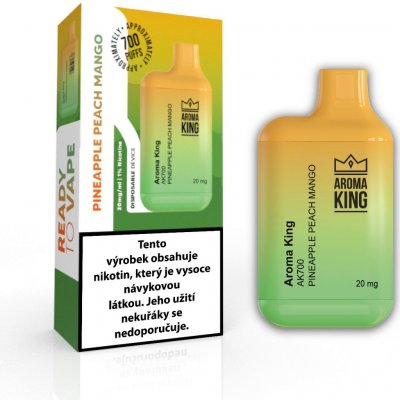 Aroma King AK Mini Pineapple Peach Mango 20 mg 700 potáhnutí 1 ks – Zbozi.Blesk.cz