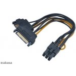 SATA adaptér 2 x SATA na 6pin PCIe – Hledejceny.cz
