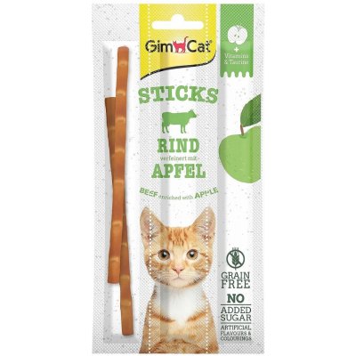 Gimborn GIMCAT Superfood Duo-sticks hovězí a jablko 3ks