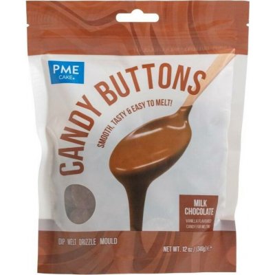 PME Čokoládová poleva mléčná v peckách 340 g – Sleviste.cz