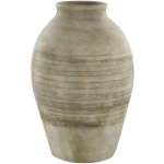 Béžová antik dekorační terakotová váza Lourdes - Ø 25*37 cm - Chic Antique – Zboží Dáma