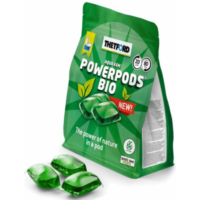 Thetford POWERPODS ORGANIC Tablety do odpadní kazety 20 ks – Hledejceny.cz