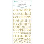 Třpytivé nálepky malá a velká abeceda / 90 ks – Zboží Dáma