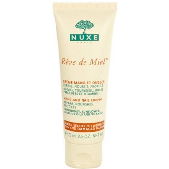 Nuxe Reve de Miel Hand And Nail Cream 30 ml Reve de Miel Hand And Nail Cream + 4 g Reve de Miel Lip moisturizing Stick krém na ruce a nehty dárková sada