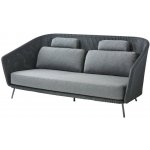 Cane-line Mega 203x91x103 cm kov graphite sedáky SoftTouch grey – Hledejceny.cz