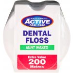 Beauty Formulas Active Oral Care Dental Floss Mint Waxed 200 m – Zboží Mobilmania