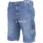 Engelbert Strauss Worker denim modré pánské kraťasy – Sleviste.cz