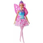 Mattel Barbie Kouzelná víla fialová křídla – Zboží Mobilmania