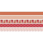 Heyda Mini samolep červená 1,2 cm x 3 m 5 ks – Zboží Dáma