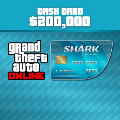 Grand Theft Auto Online Tiger Shark Cash Card 200,000$ – Zboží Dáma