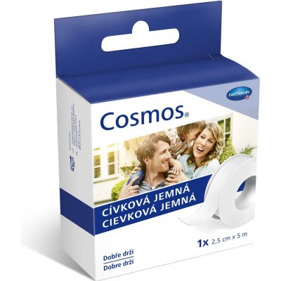 Cosmos Cívková náplast jemná 2,5 cm x 5 m – Hledejceny.cz