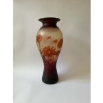 VÁZA VE STYLU ÉMILE GALLÉ - SKLO 45 cm – Hledejceny.cz