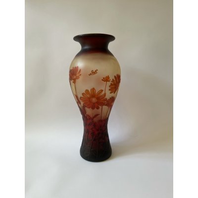 VÁZA VE STYLU ÉMILE GALLÉ - SKLO 45 cm – Hledejceny.cz
