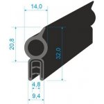 00547017 U-PIRELI s kovovou výztuží s horním těsněním, 60°Sh, U-EPDM, bříško-EPDM | Zboží Auto