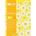 Happy Color Blok Deco Yellow A4 170g 20 listů 5 barev žluté odstíny HA 3717 2030 012 – Sleviste.cz