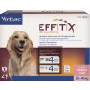 Veterinární přípravek Effitix Spot-on L 20-40 kg 268 / 2400 mg 4 x 4,44 ml