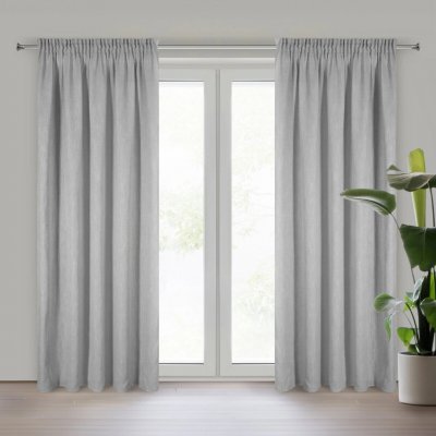 EUROFIRANY ZÁVĚS NA PÁSCE JUDYTA 140X300 CM STŘÍBRNÁ – Hledejceny.cz